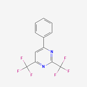 4-Phenyl-2,6-bis(trifluoromethyl)pyrimidine