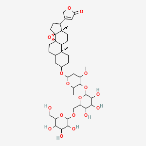 molecular formula C42H64O17 B15147180 Adynerin gentiobioside 