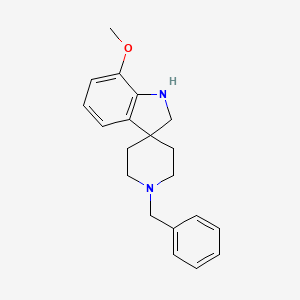 1'-Benzyl-7-methoxyspiro[indoline-3,4'-piperidine]