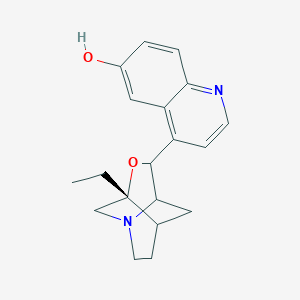 4-[(3R)-3-ethyl-4-oxa-1-azatricyclo[4.4.0.03,8]decan-5-yl]quinolin-6-ol