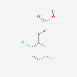 3-(2-chloro-5-fluorophenyl)prop-2-enoic acid