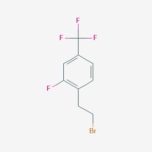 1-(2-Bromoethyl)-2-fluoro-4-(trifluoromethyl)benzene