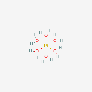 molecular formula H12O6Pt B15147238 Hexahydroxyplatinumdiuide 