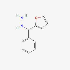 [(Furan-2-yl)(phenyl)methyl]hydrazine