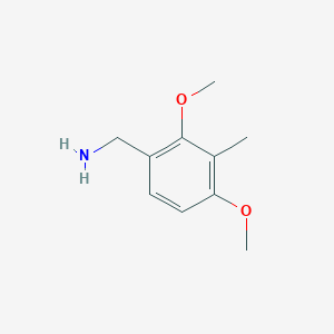 molecular formula C10H15NO2 B15147290 2,4-Dimethoxy-3-methylbenzylamine CAS No. 887582-01-6