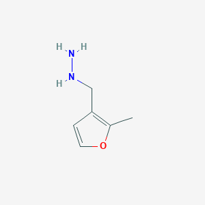 molecular formula C6H10N2O B15147296 [(2-Methylfuran-3-yl)methyl]hydrazine CAS No. 1016523-43-5