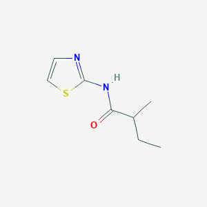 molecular formula C8H12N2OS B15147306 2-methyl-N-(1,3-thiazol-2-yl)butanamide 