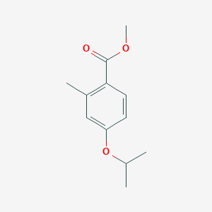 molecular formula C12H16O3 B1514731 Methyl 2-methyl-4-propan-2-yloxybenzoate 