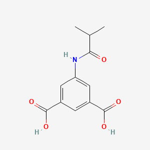 5-[(2-Methylpropanoyl)amino]benzene-1,3-dicarboxylic acid