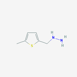 molecular formula C6H10N2S B15147387 ((5-Methylthiophen-2-yl)methyl)hydrazine CAS No. 887592-30-5