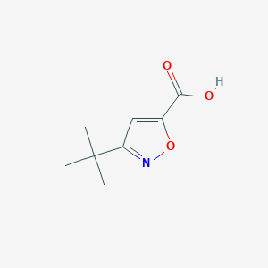 B151475 3-(tert-Butyl)isoxazole-5-carboxylic acid CAS No. 133674-40-5