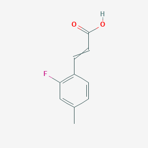 molecular formula C10H9FO2 B15147503 (2E)-3-(2-Fluoro-4-methylphenyl)prop-2-enoic acid 