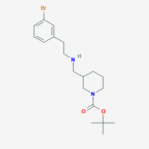 molecular formula C19H29BrN2O2 B15147546 1-Boc-3-([2-(3-bromo-phenyl)-ethylamino]-methyl)-piperidine CAS No. 887587-30-6