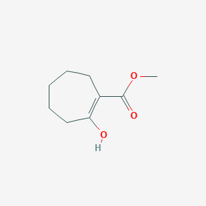 molecular formula C9H14O3 B15147603 Methyl 2-hydroxycyclohept-1-ene-1-carboxylate CAS No. 113056-41-0