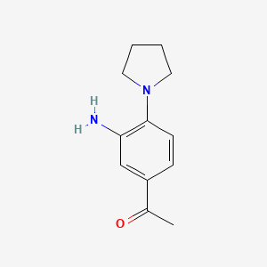 1-(3-Amino-4-pyrrolidin-1-YL-phenyl)-ethanone