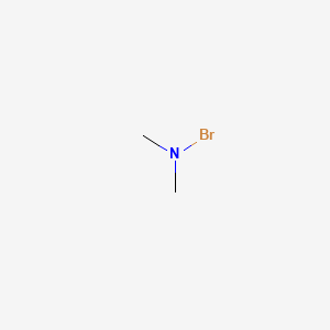 molecular formula C2H6BrN B15147618 Methanamine, N-bromo-N-methyl- CAS No. 10218-90-3