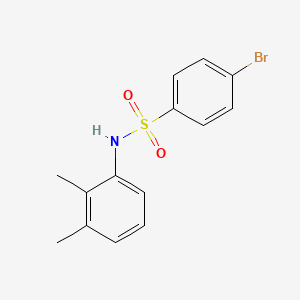 molecular formula C14H14BrNO2S B15147621 4-bromo-N-(2,3-dimethylphenyl)benzenesulfonamide 