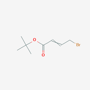 molecular formula C8H13BrO2 B15147668 tert-butyl 4-bromobut-2-enoate 