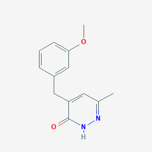 molecular formula C13H14N2O2 B15147670 4-(3-Methoxybenzyl)-6-methylpyridazin-3(2H)-one 