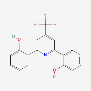 2,6-Bis(2-hydroxyphenyl)-4-(trifluoromethyl)pyridine