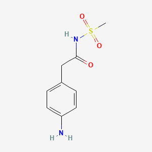 N-[2-(4-Amino-phenyl)-acetyl]-methanesulfonamide