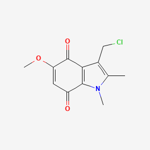 3-(chloromethyl)-5-methoxy-1,2-dimethyl-1H-Indole-4,7-dione