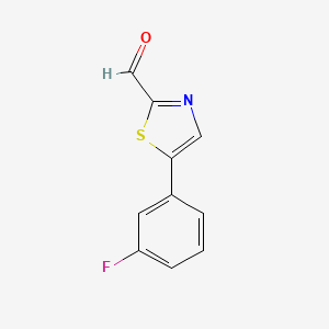 5-(3-Fluorophenyl)thiazole-2-carbaldehyde