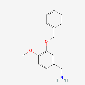 3-Benzyloxy-4-methoxybenzylamine