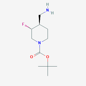 tert-Butyl (3R,4R)-4-(aminomethyl)-3-fluoropiperidine-1-carboxylate