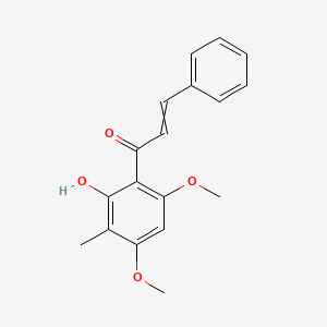 molecular formula C18H18O4 B15147763 2'-Hydroxy-4',6'-dimethoxy-3'-methylchalcone 