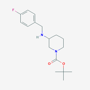 molecular formula C17H25FN2O2 B15147769 1-Boc-3-(4-fluoro-benzylamino)-piperidine CAS No. 887584-96-5