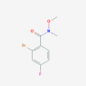 2-Bromo-4-fluoro-N-methoxy-N-methylbenzamide