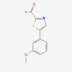 5-(3-Methoxyphenyl)thiazole-2-carbaldehyde