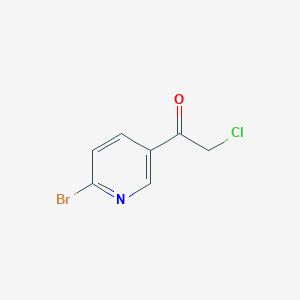 1-(6-Bromopyridin-3-YL)-2-chloroethanone