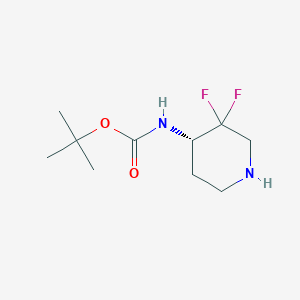 tert-Butyl (S)-(3,3-difluoropiperidin-4-yl)carbamate