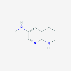 N-methyl-5,6,7,8-tetrahydro-1,8-naphthyridin-3-amine