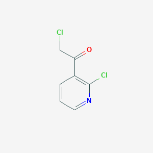 2-Chloro-1-(2-chloropyridin-3-YL)ethanone