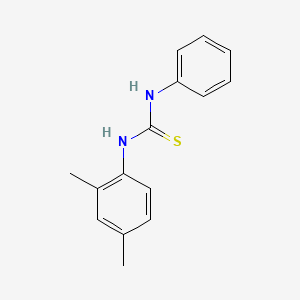 molecular formula C15H16N2S B15148014 1-(2,4-Dimethylphenyl)-3-phenylthiourea CAS No. 13140-56-2