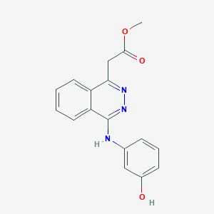 Methyl {4-[(3-hydroxyphenyl)amino]phthalazin-1-yl}acetate