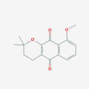 molecular formula C16H16O4 B151481 9-甲氧基-α-紫檀醌 CAS No. 35241-80-6