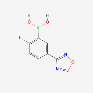 2-Fluoro-5-(1,2,4-oxadiazol-3-YL)phenylboronic acid