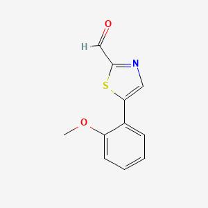 5-(2-Methoxyphenyl)thiazole-2-carbaldehyde