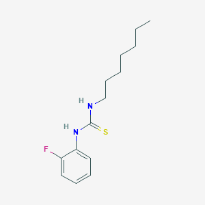 1-(2-Fluorophenyl)-3-heptylthiourea