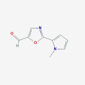 2-(1-Methyl-1H-pyrrol-2-YL)oxazole-5-carbaldehyde