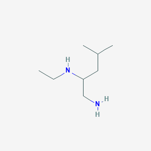 molecular formula C8H20N2 B15148239 2-N-ethyl-4-methylpentane-1,2-diamine CAS No. 908098-33-9