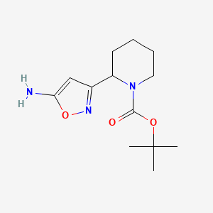 2-(5-Amino-1H-isoxazol-3-YL)-piperidine-1-carboxylic acid tert-butyl ester