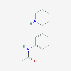 molecular formula C13H18N2O B1514825 N-(3-(Piperidin-2-yl)phenyl)acetamide 