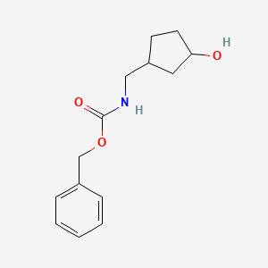 benzyl N-[(3-hydroxycyclopentyl)methyl]carbamate