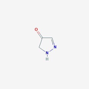 molecular formula C3H4N2O B15148270 1,5-Dihydropyrazol-4-one CAS No. 27662-65-3