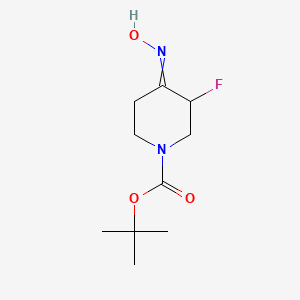 tert-butyl (4Z)-3-fluoro-4-(hydroxyimino)piperidine-1-carboxylate